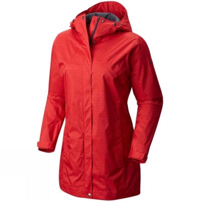 Chaquetas Columbia Splash a Little Rain Mujer - Rojas - Chile VUF857203